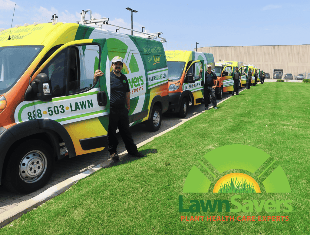 LawnSavers Trucks and Vans- You'll be seeing us all over Toronto