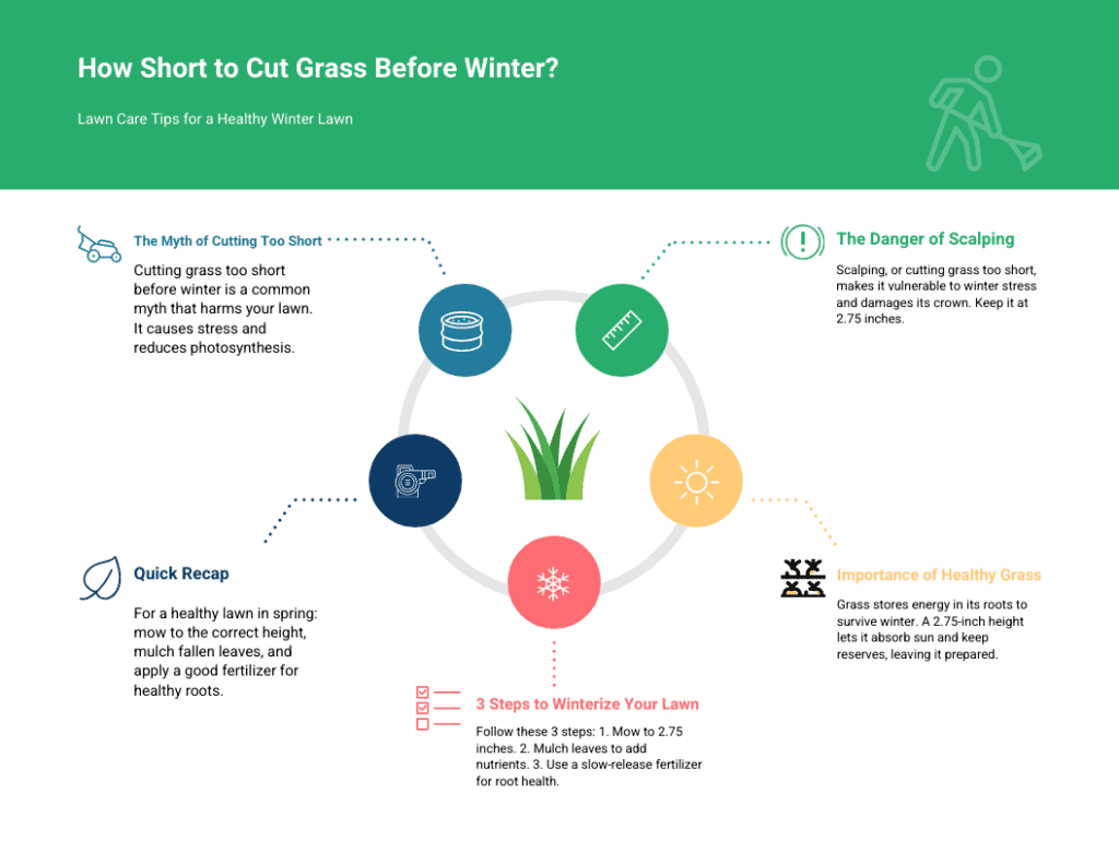 How Short Should I Cut My Grass Before Winter? - LawnSavers Weed Control